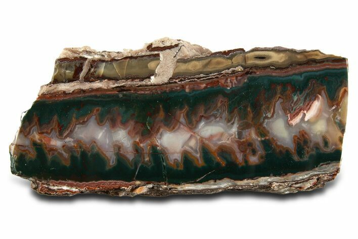 Colorful Polished Idaho Sunset Jasper Slab #336238